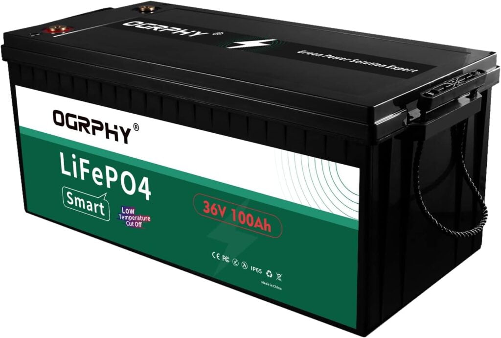 OGRPHY 36 Volt Lithium Golf Cart Battery